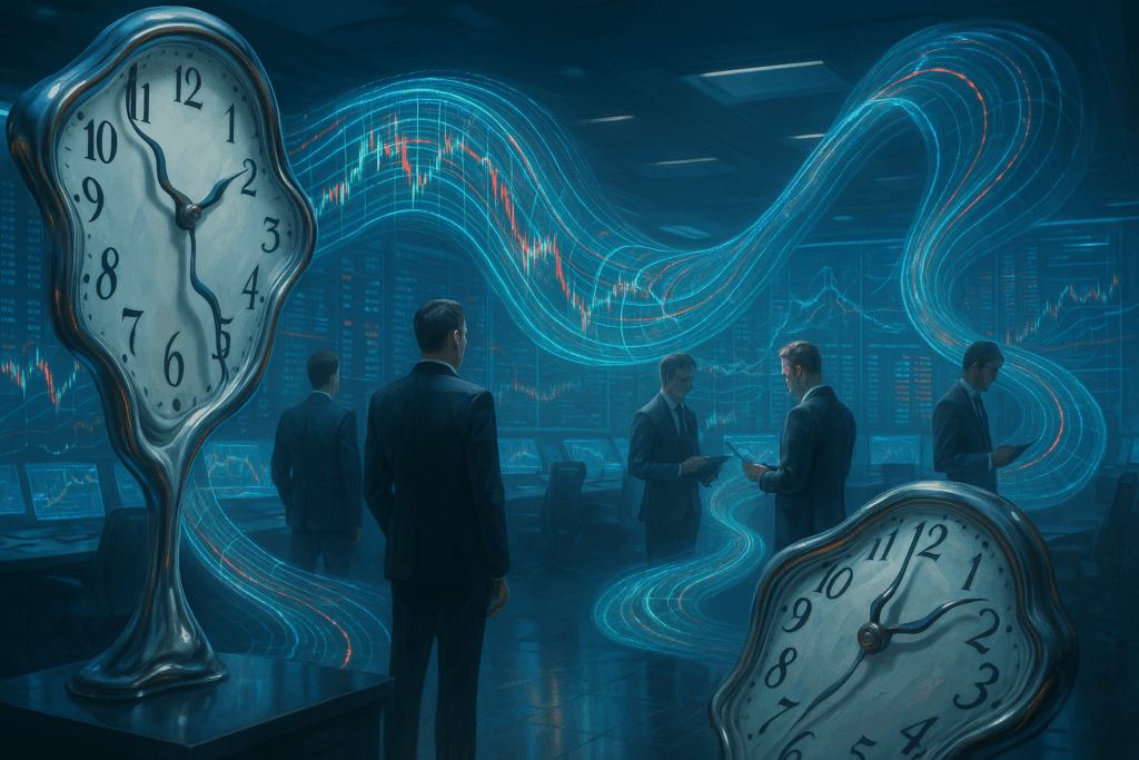 The Chrono-Economic Paradox: Valuing Assets in Markets with Non-Linear Time Perception