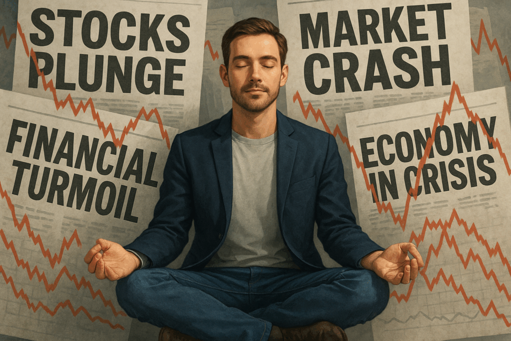 Muting the Meltdown: A Practical Guide to Ignoring Bad News and Building Wealth