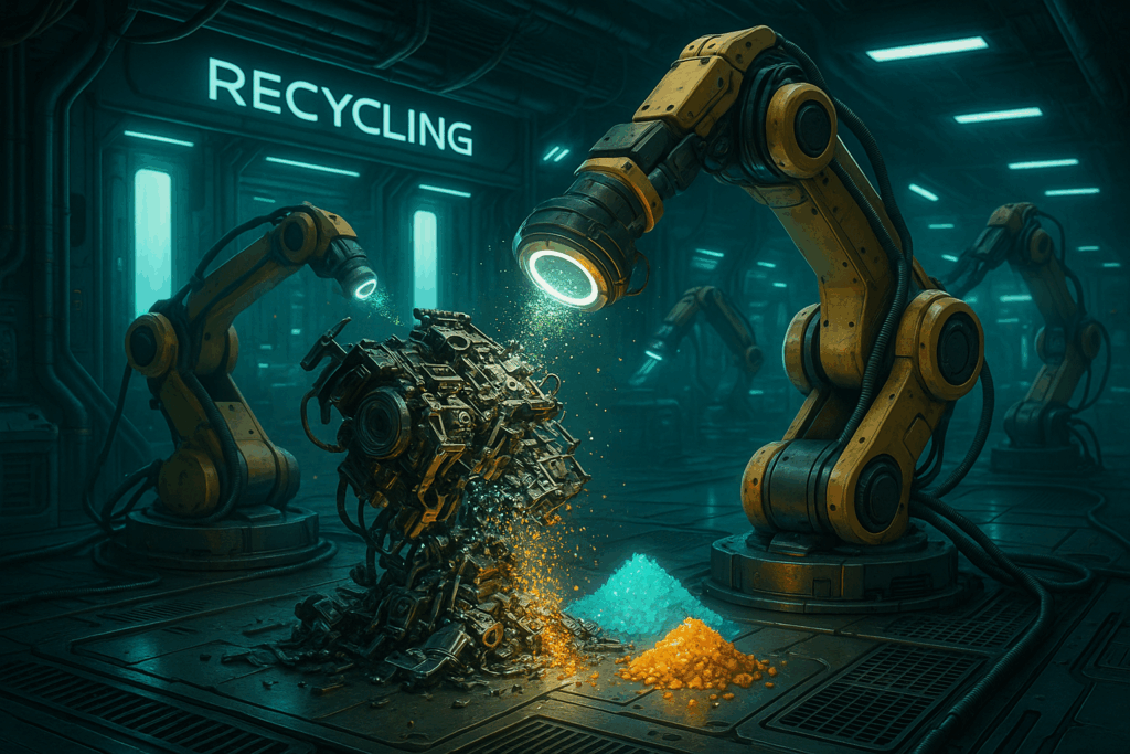 The Unbuilding Economy: Strategic Management and Financial Modeling for Reverse-Engineered Material Science