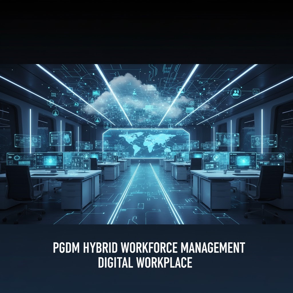 PGDM Hybrid Workforce Management: The New Role of PGDM Graduates in Handling Hybrid & Distributed Workforces